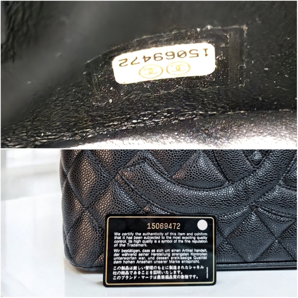 ✨️Authentic Chanel Black Medallion Caviar Leather Tote Bag (Excellent Condition) - Picture 16 of 16